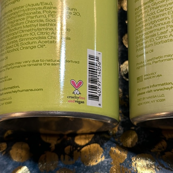 Hey Humans Naturally Derived Body Wash & lotion Banana Aloe Vegan/Cruelty free - Picture 6 of 8